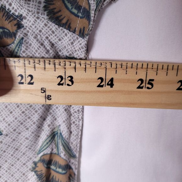 Patagonia Shirt Mens Large Floral Go To Sienna Clay Button Down Organic Cotton - Picture 7 of 11